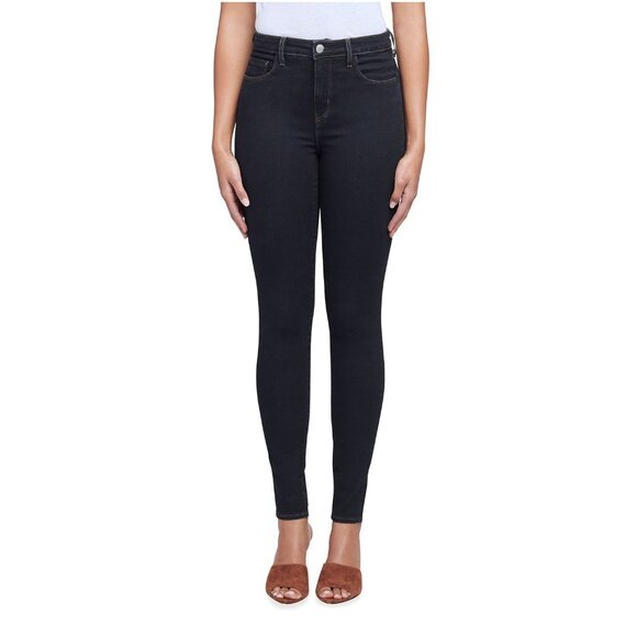 L'AGENCE Marguerite High Rise Skinny Jeans Womens Size 25 Dark Wash Classic - Picture 2 of 9